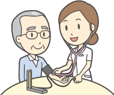血圧・脈拍・体温などのチェック